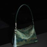 Jade Landscape Tassel Shoulder Bag